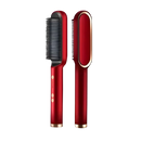 VERMELHO - Escova Alisadora Elétrica Bivolt