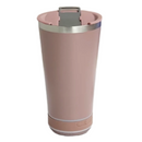 Normal Bluetooth - Copo Térmico Som Led e TAMPA com ABRIDOR (420 ml) - Rosê