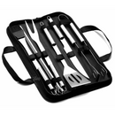 Conjunto de Churrasco 9 Peças Inox Profissional C/ Bolsa - BM-F1026