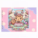 Livro Colorir Infantil CAPIVARA (Rosa) Desenhos Variados