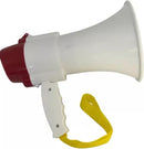 MEGAFONE PORTATIL Recarregável Sirene Amplificador Gravador Autofalante Voz Música USB BM-F944