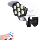 Luminária Solar com Câmera Falsa e Sensor de Movimento.
