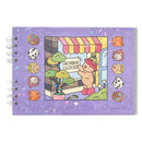 Livro Colorir Infantil URSO BOB (Roxo) 50 Folhas Capa Dura