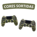 VERDE CAMUFLADO - Controle Sem Fio Video Game PS4 Bluetooth