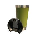 Normal - Copo Térmico Inox com TAMPA e ABRIDOR (473 ml) - Verde Militar