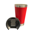 Normal - Copo Térmico Inox com TAMPA e ABRIDOR (473 ml) - Vermelho