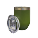 Normal - COPO CUIA Térmico Inox com Tampa Antivazamento (360 ml) - Verde Militar