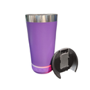Normal Bluetooth - Copo Térmico Som Led e TAMPA com ABRIDOR (420 ml) - Lilás