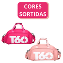 Pink ou Rosa - T-6 - Bolsa Esportiva Multifuncional Transversal