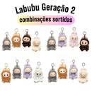 KIT C/ 4 Labubu Geração 2 (Sortidos) - Sem Caixa - Labubu Monstros Mini Pelúcias Cores Surpresas Pingentes