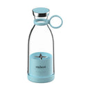 AZUL CLARA - Garrafa de Água e Mini Espremedor 2 em 1 Portátil Recarregável - 350ml