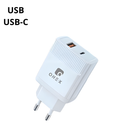 BRANCO - Fonte de Carregador 48W Carregamento Rápido Usb e Usb-C | CAR-6007
