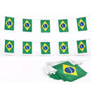 Varal de 20 Bandeirinhas Brasil 6 Metros – Copa do Mundo