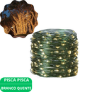Pisca‑pisca de 100 leds Cordão Branco Quente 10M  - 110V