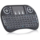 Mini Teclado Sem Fio com Touchpad e Retroiluminação LED - JP-2529