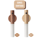 Lâmpada de Parede com Sensor de Movimento e Design Amadeirado - (Cores Sortidas) - AJ-I25