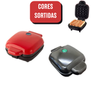 Mini Máquina de Waffles 110v - Compacta e Rápida para Waffles Perfeitos - (Cores Sortidas) - AJ-H30