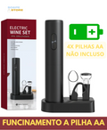 Abridor de garrafa de vinho elétrico saca-rolhas 4 peças - Soepe Store