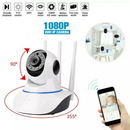 Câmera Robô 3 Antenas IP Wifi: Monitoramento de alta qualidade com rotação 3