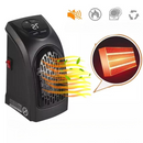 Aquecedor elétrico portátil com medido de temperatura