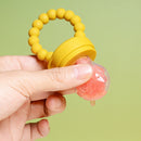Chupeta alimentadora porta frutas para bebê saco de malha de silicone - Soepe Store