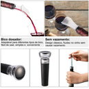Abridor de garrafa de vinho elétrico saca-rolhas 4 peças - Soepe Store