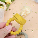 Chupeta alimentadora porta frutas para bebê saco de malha de silicone - Soepe Store