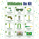  Super torcedor Seleção Brasileira com o Conjunto Completo de 12 peças