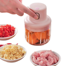Mini Processador De Alimentos Elétrico 250ml Triturador Recarregável
