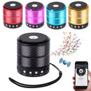 Mini Caixinha Som Bluetooth Portátil USB Mp3 SD CARD P2 Rádio Fm