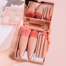 Kit Maquiagem Portátil com 5 Pincéis de Maquiagem + Brinde Mini Espelho - Soepe Store