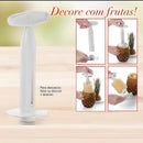 Cortar fatia e Descascar Abacaxi Plástico Espiral Premium