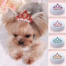 Tiara brilhante Princesse Para Pets - So&Pe Store