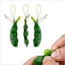Toy Pea Pod Anti Estresse Bola Alívio Squeeze Chave