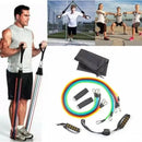 Kit Com 5 Elásticos Par Ginástica Exercícios Resistência