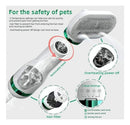 Secador Portátil para pelo Caes Gatos Pets 2 em 1 Escova Pente Soprador