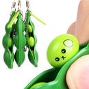 Toy Pea Pod Anti Estresse Bola Alívio Squeeze Chave