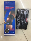 Joelheira Articulada Reforçada Neoprene Ajustável Segurança para Articulações Joelhos