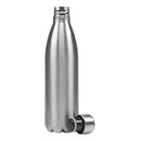 Garrafa Térmica Inox 500ML PRATA Parede Dupla Quente ou Frio