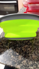 Escorredor Alimentos Silicone Retrátil Redondo
