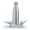 Garrafa Térmica Inox 500ML PRATA Parede Dupla Quente ou Frio