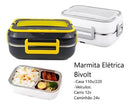 Marmita Portátil Automática: Versátil para Carro, Casa e Tomada (110v/220v/12v/24v)
