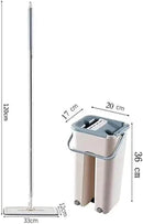 KIT LIMPEZA MOP FLAT ESFREGÃO BALDE LIMPADOR MULTIUSO