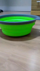 Escorredor Alimentos Silicone Retrátil Redondo