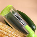 Descascador Alimentos VERDE com Reservatório Frutas/Legumes