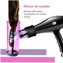 Difusor Portátil para Secador Cabelos Modelador Cabeleireiro