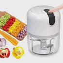 Mini Processador Elétrico Triturador Alho USB - Branco: Prático e Eficiente