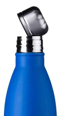 Garrafa Térmica Inox 500ML Parede Dupla Metálica AZUL Quen