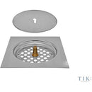 Ralo Inteligente Inox Para Banheiro Veda Cheiro abre com um Click