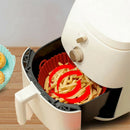 Forma Reutilizável Antiaderente Para Fritadeira a vapor, forma de silicone para Air fryer.